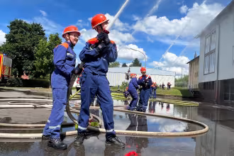 EIN TAG WIE BEI DER BERUFSFEUERWEHR