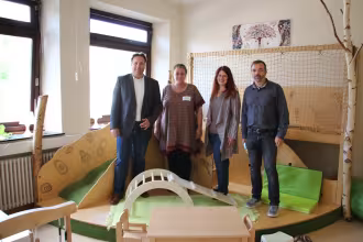 Im Montessori-Kinderhaus in Humes sind elf neue Krippenpl&auml;tze entstanden