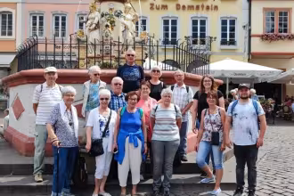 Mehrgenerationenhaus besucht die &auml;lteste Stadt Deutschlands