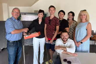 Erfolgreicher Deutschkurs f&uuml;r ukrainische Fl&uuml;chtlinge in Saarwellingen