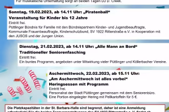 Fasching 2023 in der St.BarbaraHalle