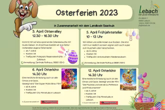 Osterferienprogramm f&uuml;r Kinder und Jugendliche