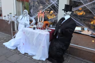 Gruseliges Halloween-Event in der Innenstadt