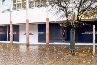 Leerstehendes H&M-Geb&auml;ude
