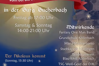 Plakat Weihnachtsmarkt K&ouml;llerbach