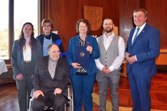 &Uuml;berreichung Bundesverdienstkreuz