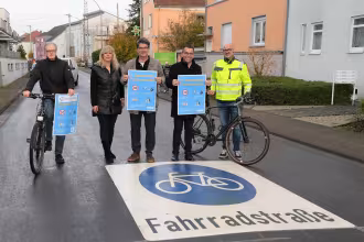 Fahrradstrasse in Saarlouis