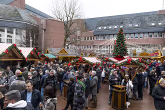 Heilig-Morgen-Party auf dem Merziger Weihnachtsmarkt