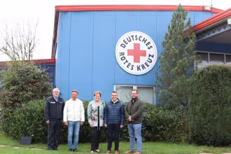 Oberb&uuml;rgermeister Marc Speicher besucht den DRK Kreisverband Saarlouis e.V.