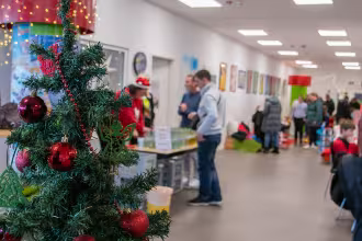 uf dem 2. B&auml;renhunger-Weihnachtsmarkt des Landkreises Saarlouis gab es einiges zu entdecken.