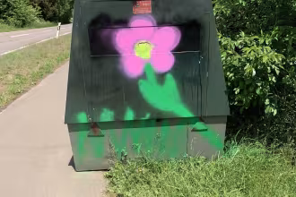 Sachbesch&auml;digung an einem Enforcement Trailer