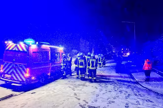 Brand einer Trafostation im St.Ingberter Wohngebiet "Am M&uuml;hlwald"