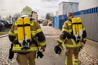 Dachstuhlbrand in Saarlouis