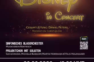 Der Disney-Zauber kehrt zur&uuml;ck!-Musik-Verein Rentrisch l&auml;dt am 3. Juni zum Konzert ein