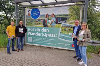 Pressemitteilung / In der Biosph&auml;re Bliesgau wandern und gratis Bus- und Bahnfahren: Neue Marketingkampagne f&uuml;r den Bliessteig