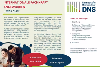 Workshop der Wirtschaftsf&ouml;rderung St. Ingbert: Internationale Fachkraft angeworben &ndash; was nun?