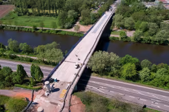 Kreisstadt Merzig: Pressemitteilung "Zwischenstand Bauarbeiten Sanierung Hilbringer Br&uuml;cke"