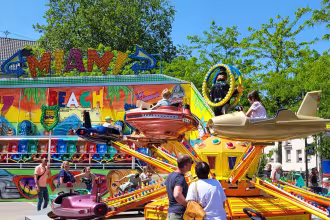 mit der Bitte um Ver&ouml;ffentlichung - Kirmes im Stadtteil Lebach